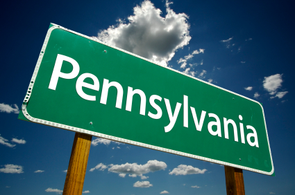 Pennsylvania Road Sign